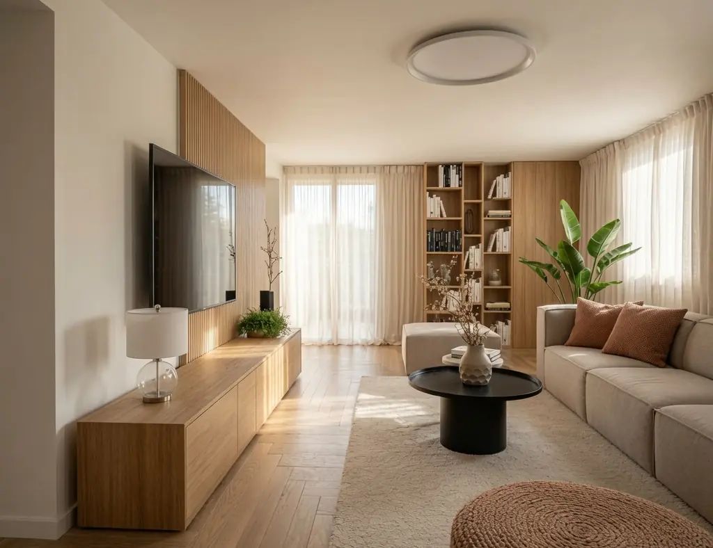 Denná zóna rodinného domu v Považskej Bystrici, návrh cdesign
